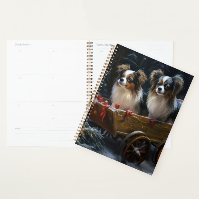 Papillon Snowy Sleigh Weihnachtsdekor Planer (Anzeige)
