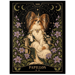 Papillon, Sternen-Tarot-Kunst Postkarte
