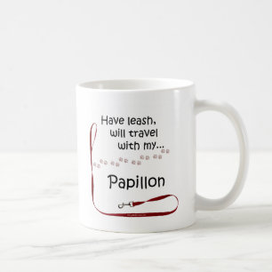 Papillon Travel Leash Kaffeetasse