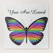 Papillon Tu Es Aimé Puzzle