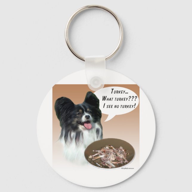 Papillon Türkei Schlüsselanhänger (Vorderseite)