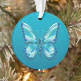 Papillon turquoise