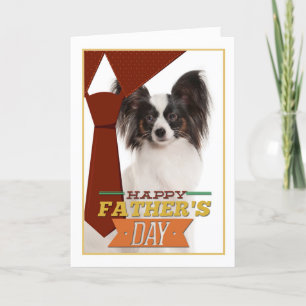 Papillon Vathers Day Card Karte