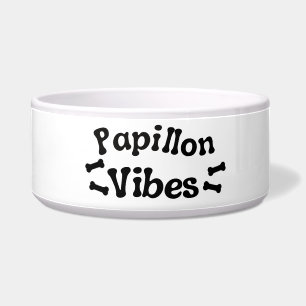 Papillon Vibes Keramik Dog Bowl Napf