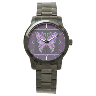Papillon violet 31 Montre