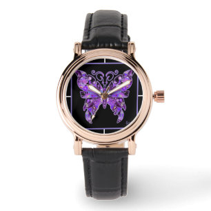 Papillon violet 31 Montre