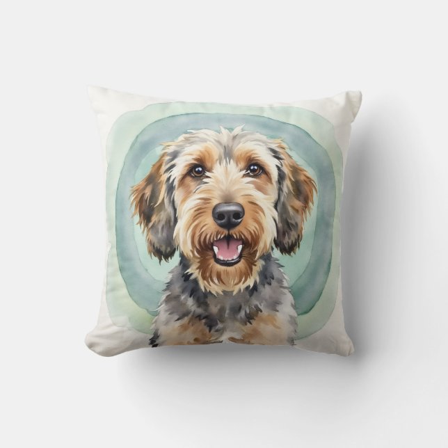 Papillon-Wasserfarbe-Schmetterlingsmuster-Kunst Kissen (Vorderseite)