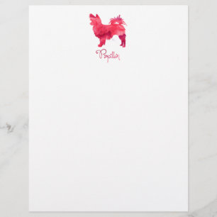 Papillon Watercolor Design