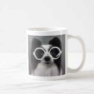 Papillon Welpe Kaffeetasse