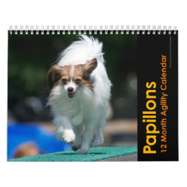 Papillons Agility-Wandkalender Kalender