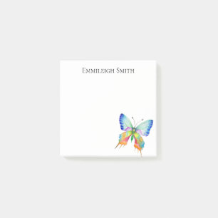 Papillons arc-en-ciel personnalisés Post-it
