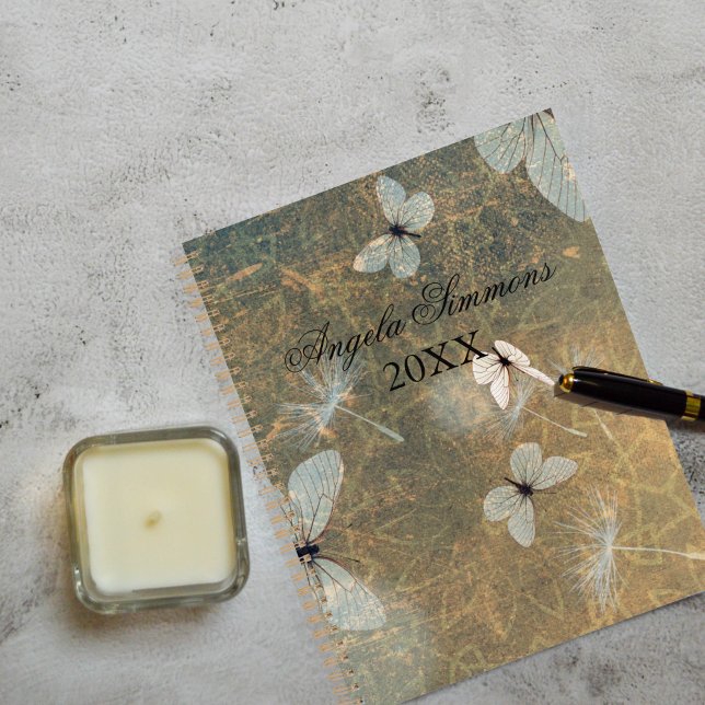 Papillons blancs vintages Et Dandelions Volants (Créateur téléchargé)