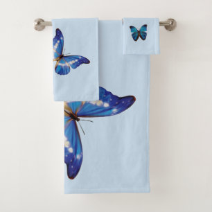 Papillons bleu Morpho