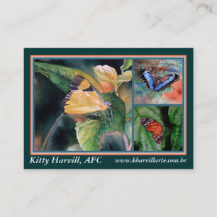 Papillons brésiliens - cartes de visite