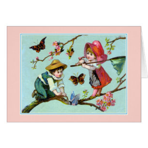 Papillons contagieux - enfants victoriens