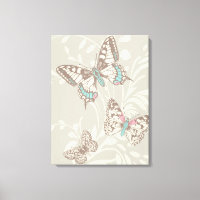 Papillons d'art graphique et impression de toile f