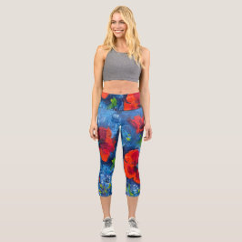 Papillons de l'Alaska Capri Leggings