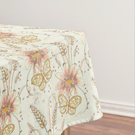 Papillons de prairie d'automne Nappe de coton