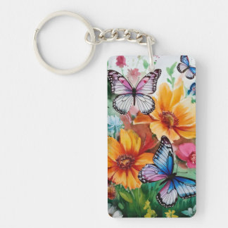 Papillons et fleurs
