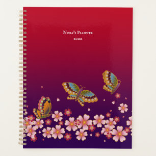 Papillons japonais Sakura Blossoms Personnalisé