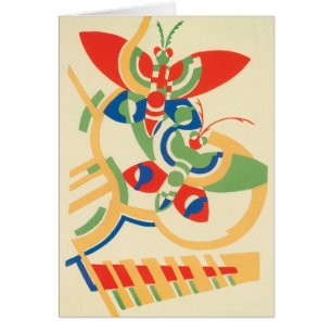 Papillons Jazz Pochoir Art Déco vintage