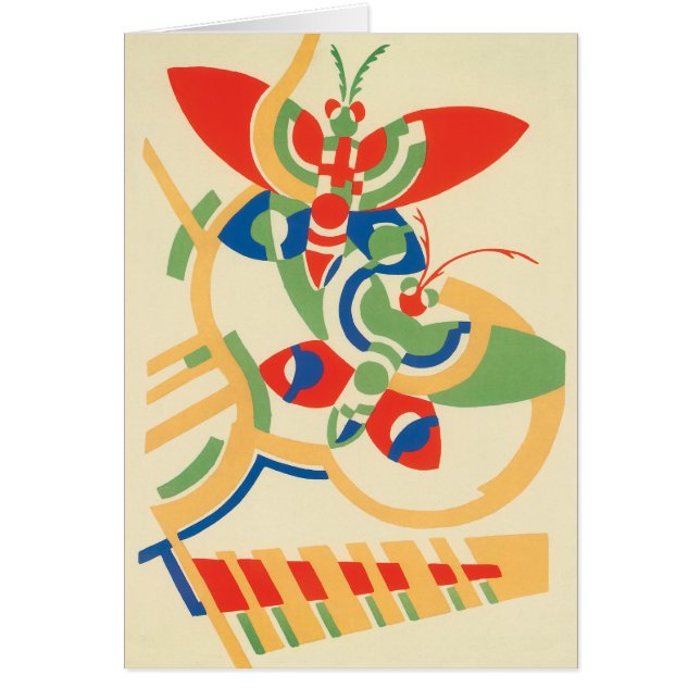 Papillons Jazz Pochoir Art Déco vintage (Devant)