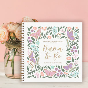 Papillons Mama à être un livre d'invité Baby showe