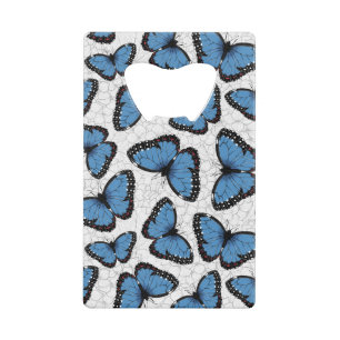 Papillons morpho bleu