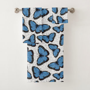 Papillons morpho bleu