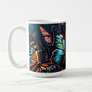 Papillons Peinture à l'huile Style design13 Mug de