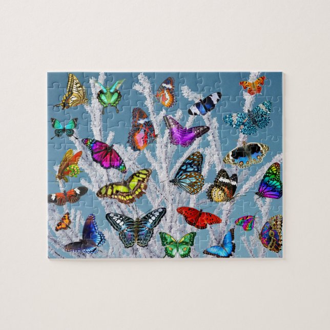Papillons puzzle puzzle nature enfants cadeaux ani (Horizontal)