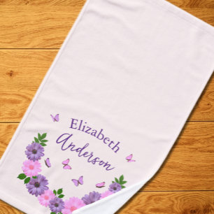 Papillons rose et pourpre