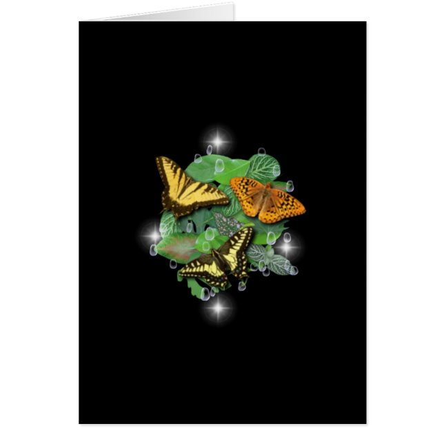 Papillons sur Feuille (Devant)