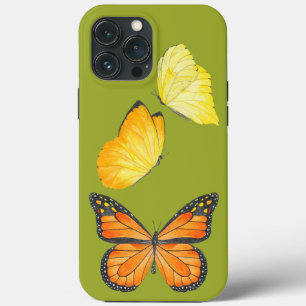 Papillons sur un coque iphone (A)