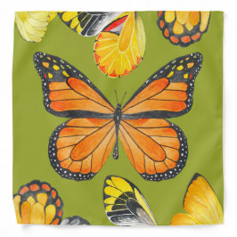 Papillons sur une Bandana (A)