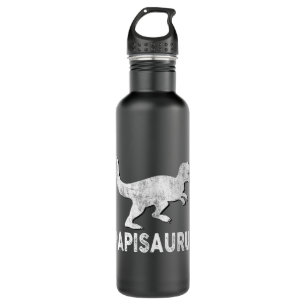 Papisaurus T Rex Papi Dinosaur Fathers Day Grandpa Edelstahlflasche