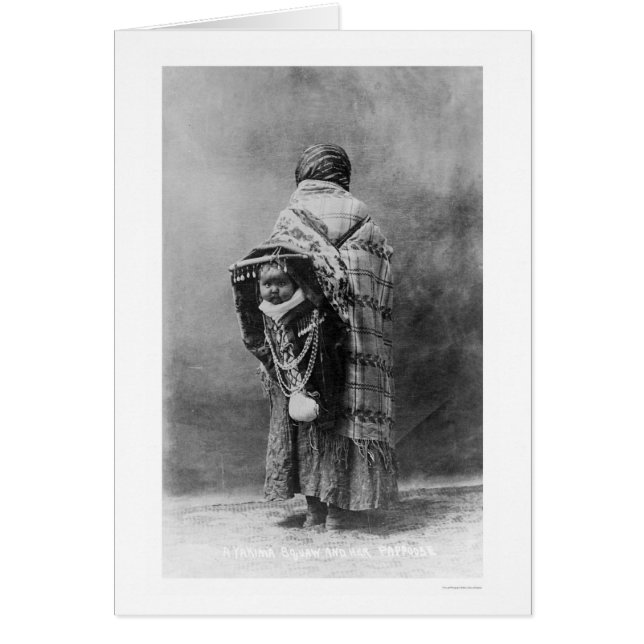 Papoose et squaw 1910 de Yakama (Devant)