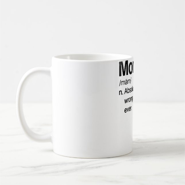 Papou Definition Federn Tagesgeschenk Kaffeetasse (Links)