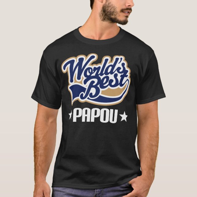 Papou Geschenk T-Shirt (Vorderseite)