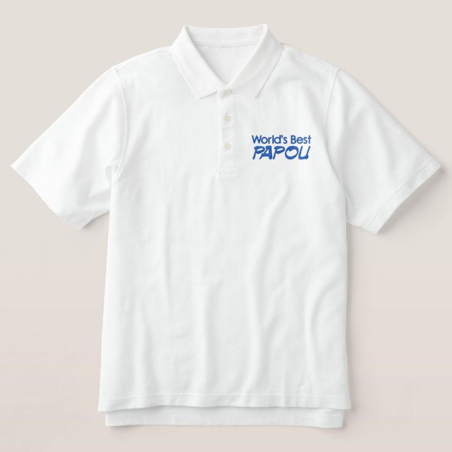 Papou Polo - Großes griechisches Opa Geschenk! (Design Vorderseite)