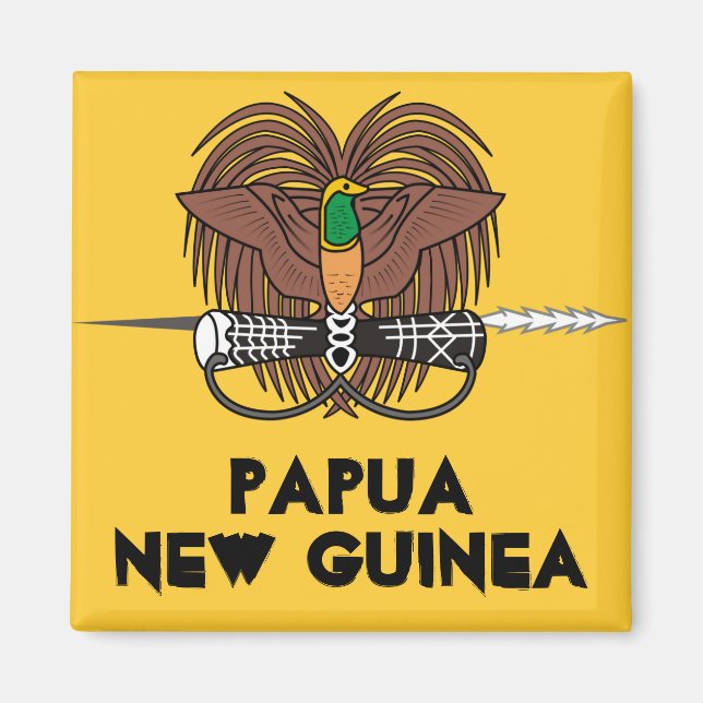 Papouasie-Nouvelle-Guinée* Aimant frigorifique (Devant)