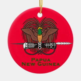 Papouasie-Nouvelle-Guinée* Ornement de Noël en cér