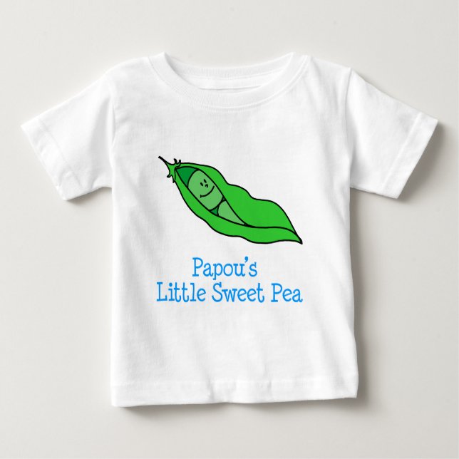 Papous kleine süße Erbse Baby T-shirt (Vorderseite)
