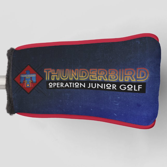 Pappdeckel Golf Headcover (Vorderseite)