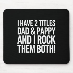 Pappdesign für Großvater Vatertag P Mousepad