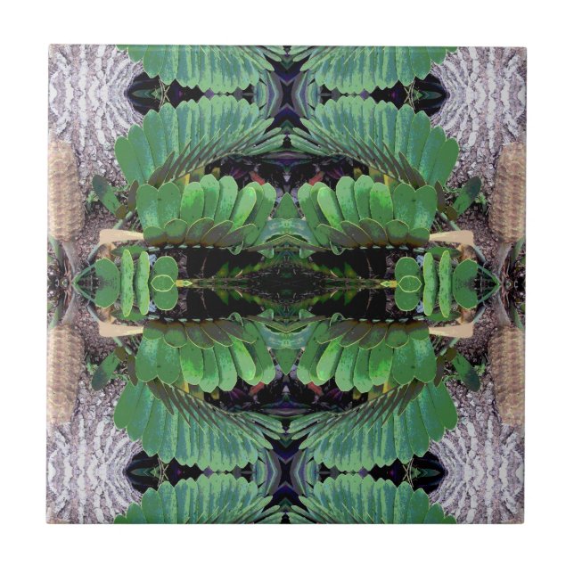 Pappe Palm Pattern Fliese (Vorderseite)