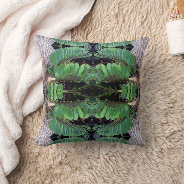 Pappe Palm Pattern Kissen (Decke)