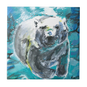 Pappel-Bär 1 Fliese