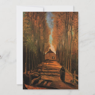 Pappelallee im Herbst von Vincent van Gogh