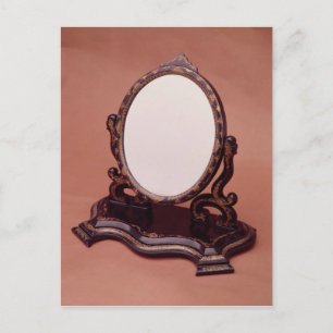 Pappmachspiegel, gezeichnet, c.1890 postkarte